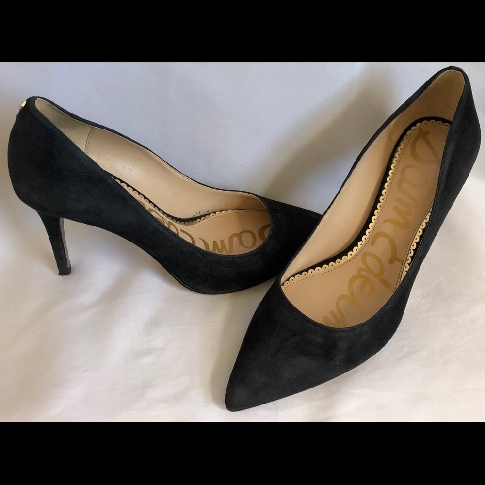 Sam Edelman Women Margie Pointed Toe Suede Pumps